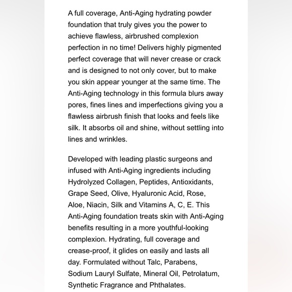 IT CELEBRATION FOUNDATION ILLUMINATION full coverage anti-aging hydrating powder - Picture 6 of 7